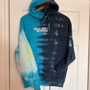 Niall Horan Heartbreak Weather Blue Tie-Dye Hoodie